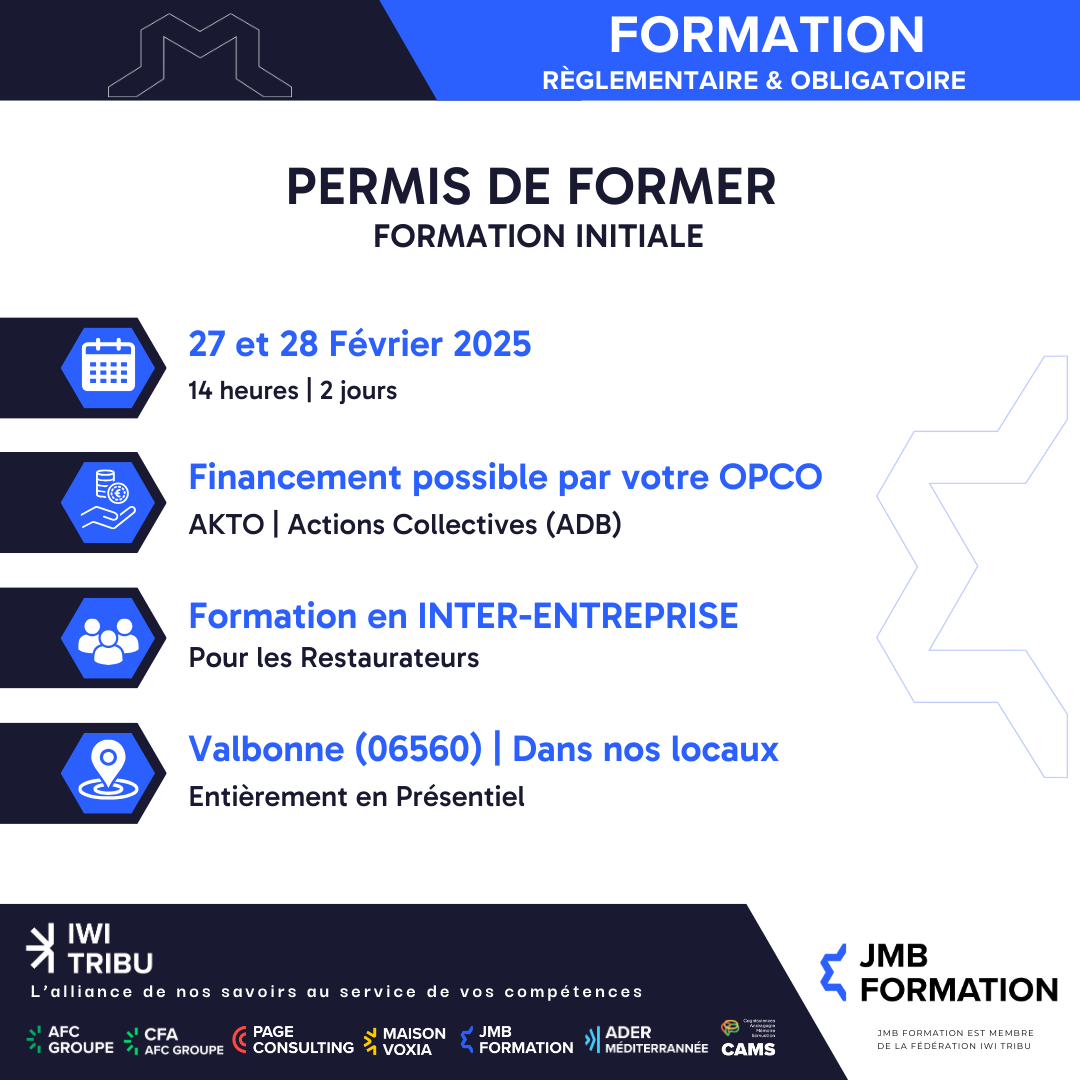 Inscription Formation Permis de Former Initiale à Valbonne dans les Alpes Maritimes